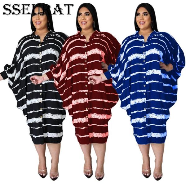 casual dresses sseurat plus size ladies printed long sleeve button irregular swing dress fashion autumn outfits, Black;gray
casual dresses sseurat plus size ladies printed long sleeve button irregular swing dress fashion autumn outfits, Black;gray