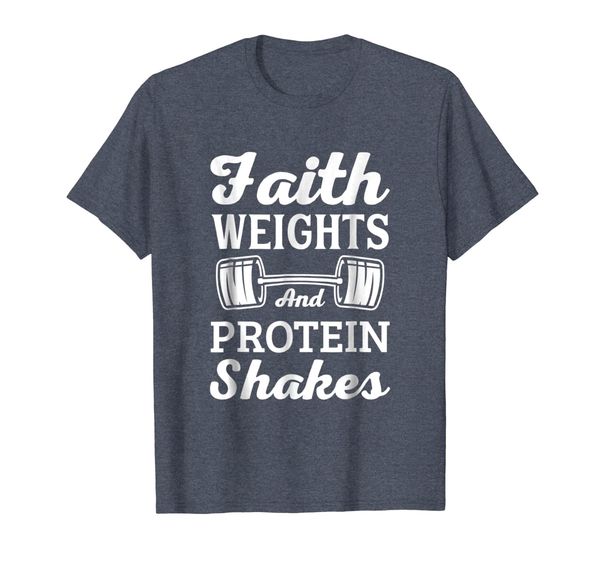faith weights protein shirt christian religion workout gym, White;black
faith weights protein shirt christian religion workout gym, White;black