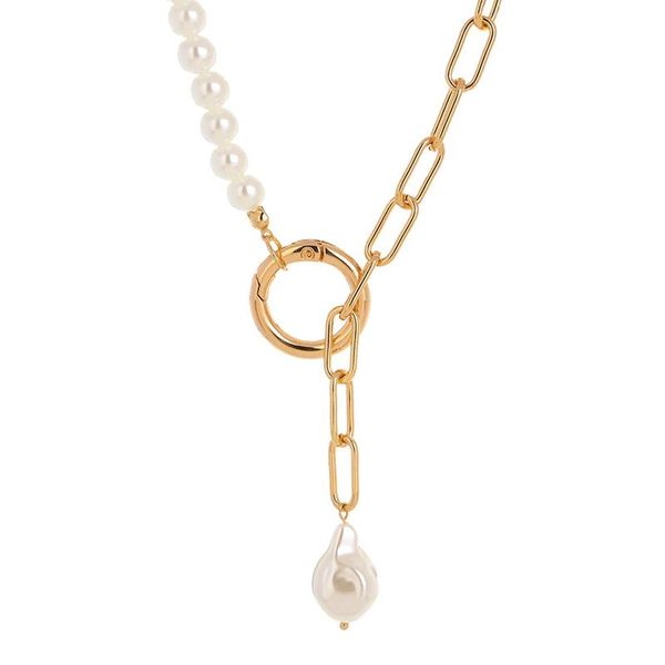pendant necklaces simulated pearl necklace for women 2021 statement jewelry bamboo chain pendants lady gifts, Silver
pendant necklaces simulated pearl necklace for women 2021 statement jewelry bamboo chain pendants lady gifts, Silver