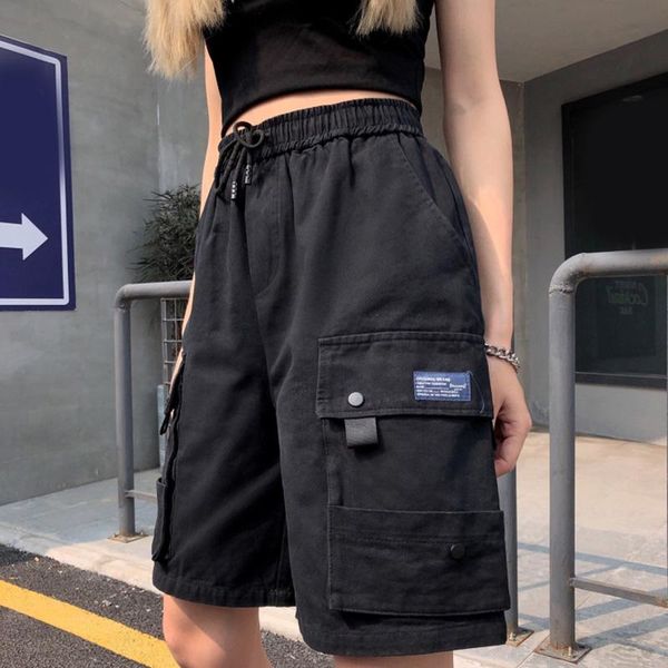 women's pants & capris cargo women summer black pocket loose hip hop overalls female 2021 fashion streetwear ladies bottoms harajuku, Black;white
women's pants & capris cargo women summer black pocket loose hip hop overalls female 2021 fashion streetwear ladies bottoms harajuku, Black;white