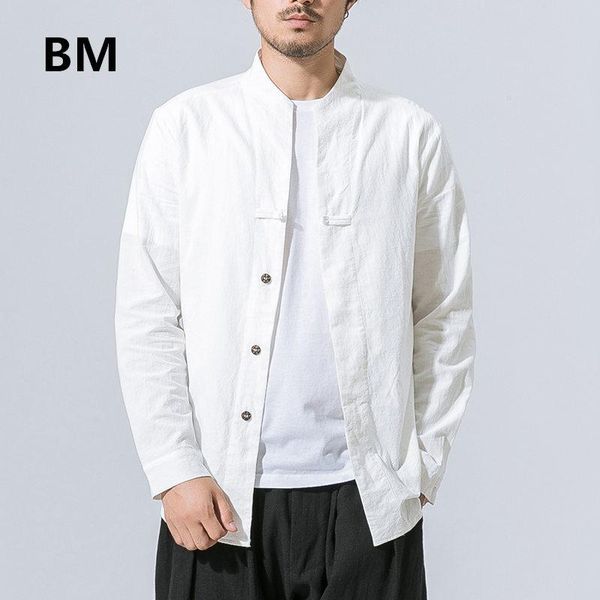 chinese style simple solid color linen shirt spring autumn retro long sleeve casual men clothing tang suit coat male men's shirts, White;black
chinese style simple solid color linen shirt spring autumn retro long sleeve casual men clothing tang suit coat male men's shirts, White;black