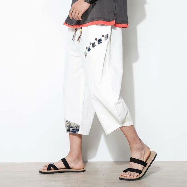 men's pants 2021 summer male cross cotton linen casual calf-length men print hiphop jogger trousers harem streetwear wjbe, Black
men's pants 2021 summer male cross cotton linen casual calf-length men print hiphop jogger trousers harem streetwear wjbe, Black