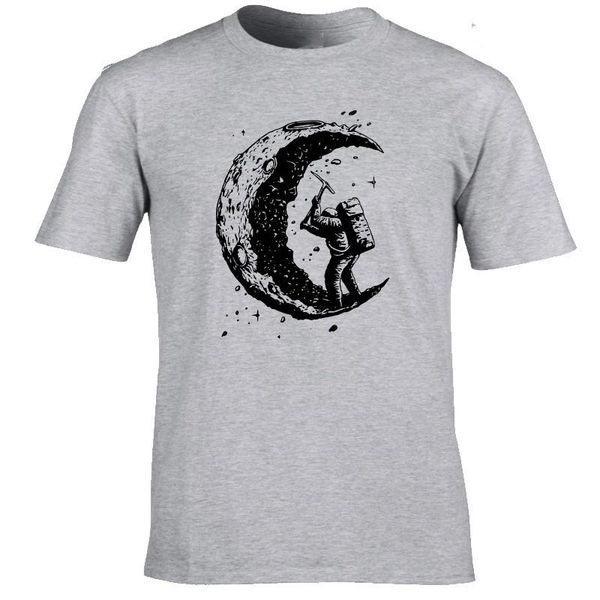 women's t-shirt short sleeve digging the moon print crew neck women tees fashion men's men, White
women's t-shirt short sleeve digging the moon print crew neck women tees fashion men's men, White
