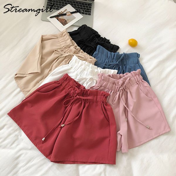 high waist summer shorts for women high waisted casual chiffon short pants loose vintage wide leg shorts women summer 210421, White;black
high waist summer shorts for women high waisted casual chiffon short pants loose vintage wide leg shorts women summer 210421, White;black