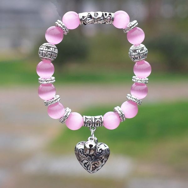 charm bracelets opal obsidian tiger eye charms strand natural stone bracelet with heart pendant beaded for women men jewelry, Golden;silver
charm bracelets opal obsidian tiger eye charms strand natural stone bracelet with heart pendant beaded for women men jewelry, Golden;silver