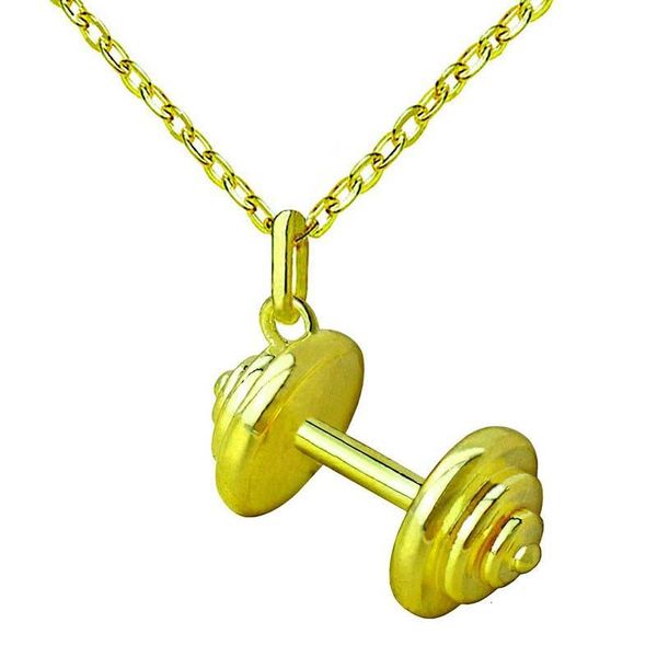 pendant necklaces barbell for women sporty jewelry fashion gifts bodybuilding lovers cloth accessories, Silver
pendant necklaces barbell for women sporty jewelry fashion gifts bodybuilding lovers cloth accessories, Silver