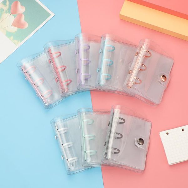 notepads 3 holes mini pvc rings binder notebook cover traveler portable journal loose-leaf refill clip school stationery, Purple;pink
notepads 3 holes mini pvc rings binder notebook cover traveler portable journal loose-leaf refill clip school stationery, Purple;pink