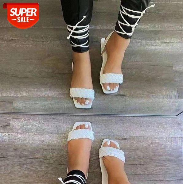 european and american trade large size lace-up high-women's shoes square toe woven sandals slippers women #t02y, Black
european and american trade large size lace-up high-women's shoes square toe woven sandals slippers women #t02y, Black