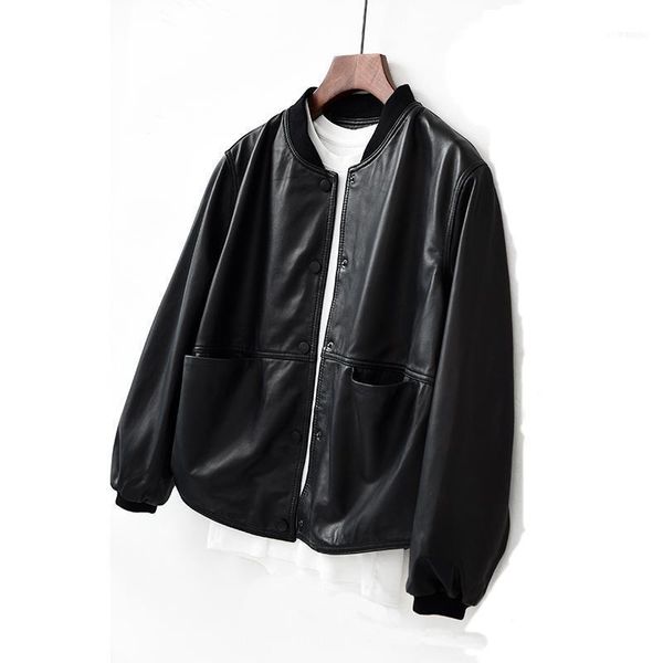 autumn spring pu leather jacket women loose short motorcycle ladies basic faux high street outerwear coat1, Black
autumn spring pu leather jacket women loose short motorcycle ladies basic faux high street outerwear coat1, Black