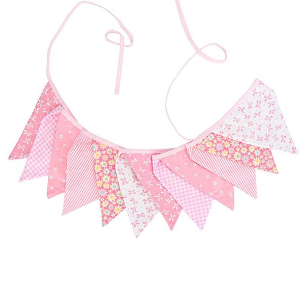 party decoration 1 pcs baby pink garland flag children's birthday pure cotton pennants wedding supplies home
party decoration 1 pcs baby pink garland flag children's birthday pure cotton pennants wedding supplies home