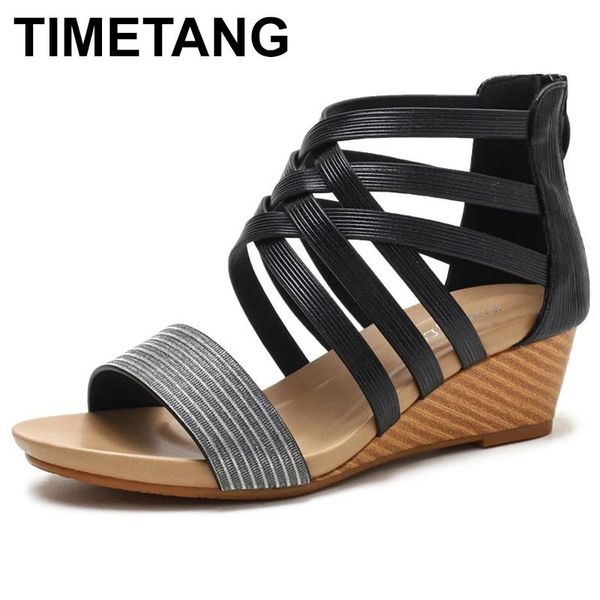 sandals timetang 2021 women zip high heels shoes casual wedges comfortable summer female gladiator, Black
sandals timetang 2021 women zip high heels shoes casual wedges comfortable summer female gladiator, Black