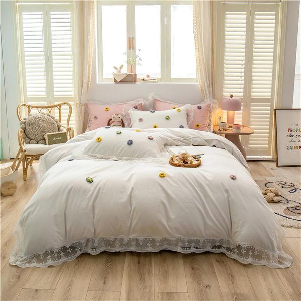 bedding sets princess style lace bed skirt cotton set duvet cover linen pillowcase fitted sheet hometextile 1.5m 1.8m 2m
bedding sets princess style lace bed skirt cotton set duvet cover linen pillowcase fitted sheet hometextile 1.5m 1.8m 2m
