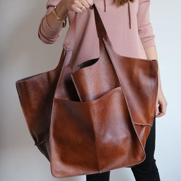 evening bags contracted soft leather bag large capacity tote women handbags pu shoulder retro big shopper purses
evening bags contracted soft leather bag large capacity tote women handbags pu shoulder retro big shopper purses