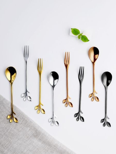 forks 2 pcs luxury stainless steel gold fruit fork cake dessert mini creativity leaves tea coffee spoon kitchen tableware
forks 2 pcs luxury stainless steel gold fruit fork cake dessert mini creativity leaves tea coffee spoon kitchen tableware