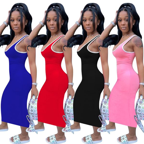 women summer sleeveless tank midi maxi fashion streetwear sport bodycon long pencil es square neck casual, White;black
women summer sleeveless tank midi maxi fashion streetwear sport bodycon long pencil es square neck casual, White;black