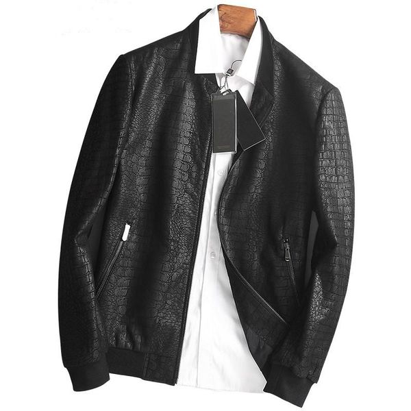 men's genuine leather jacket spring autumn men sheepskin coat for slim jackets baseball clothes aq1802 kj857 & faux, Black
men's genuine leather jacket spring autumn men sheepskin coat for slim jackets baseball clothes aq1802 kj857 & faux, Black