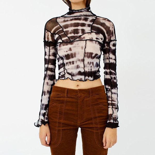 spring summer black mesh patchwork crop women long sleeves backless t-shirt fashion vintage stretch tees 210518, White
spring summer black mesh patchwork crop women long sleeves backless t-shirt fashion vintage stretch tees 210518, White