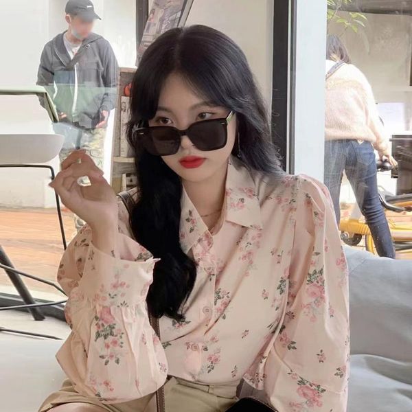 women's blouses & shirts sannian women floral shirt clothes summer 2021 sweet and cute ladies clothing pographing top, White
women's blouses & shirts sannian women floral shirt clothes summer 2021 sweet and cute ladies clothing pographing top, White