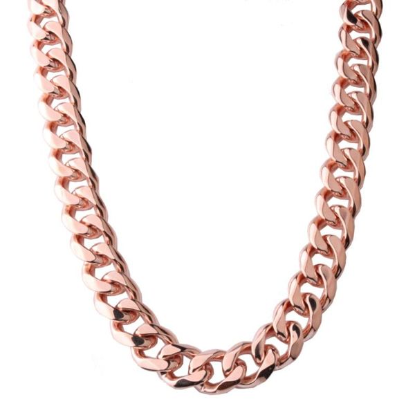 15mm customization length trendy mens chain rose gold color stainless steel necklace for men curb cuban link hip hop jewelry chains, Silver
15mm customization length trendy mens chain rose gold color stainless steel necklace for men curb cuban link hip hop jewelry chains, Silver