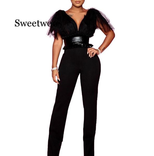 women's jumpsuits & rompers casual romper mace v neck overalls for women short sleeve one piece female streetwear, Black;white
women's jumpsuits & rompers casual romper mace v neck overalls for women short sleeve one piece female streetwear, Black;white