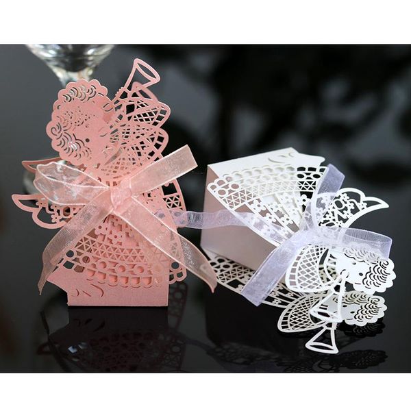 gift wrap 50/100pcs angel girl laser cut hollow carriage favor gifts box candy boxes with ribbon baby shower wedding party decor
gift wrap 50/100pcs angel girl laser cut hollow carriage favor gifts box candy boxes with ribbon baby shower wedding party decor