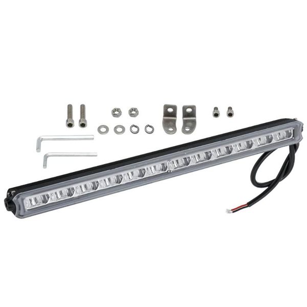working light 14inch led bar super slim single row flood beam lamp offroad ip68 rating dc 9v-30v 6000k 3800lm