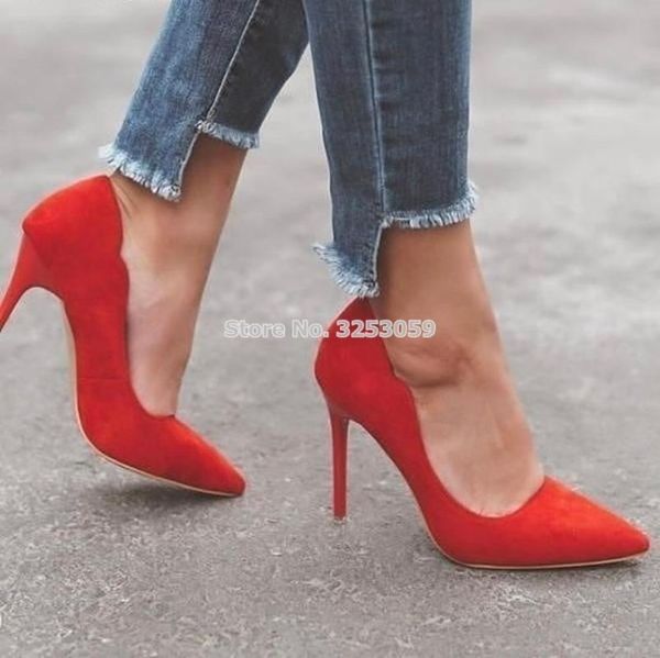dress shoes almudena celebrity red pink black suede pointed toe pumps shallow cut slip-on wedding high heel nightclub stage
dress shoes almudena celebrity red pink black suede pointed toe pumps shallow cut slip-on wedding high heel nightclub stage