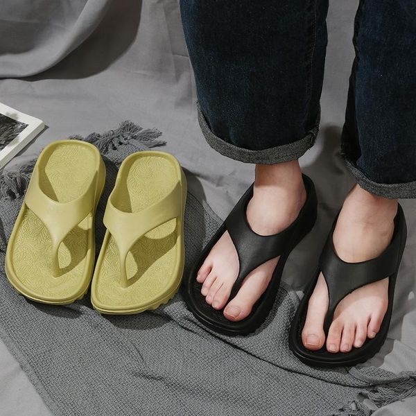 slippers 2021 summer thick sole women flip-flops outdoor street fashion eva vacation slides couples causal, Black
slippers 2021 summer thick sole women flip-flops outdoor street fashion eva vacation slides couples causal, Black