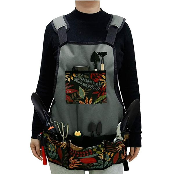 aprons garden tools apron barbecue carpenter maintenance multi-functional outdoor work clothes halter adjustment shoulder strap