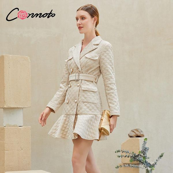 casual dresses conmoto elegant diamond pattern a-line women dress pearl button belt bottom ruffled high street autumn short, Black;gray
casual dresses conmoto elegant diamond pattern a-line women dress pearl button belt bottom ruffled high street autumn short, Black;gray
