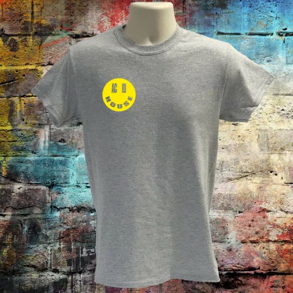 acid house t-shirt, house music tee, smiley face tshirt, rave clothing, dance, White;black
acid house t-shirt, house music tee, smiley face tshirt, rave clothing, dance, White;black
