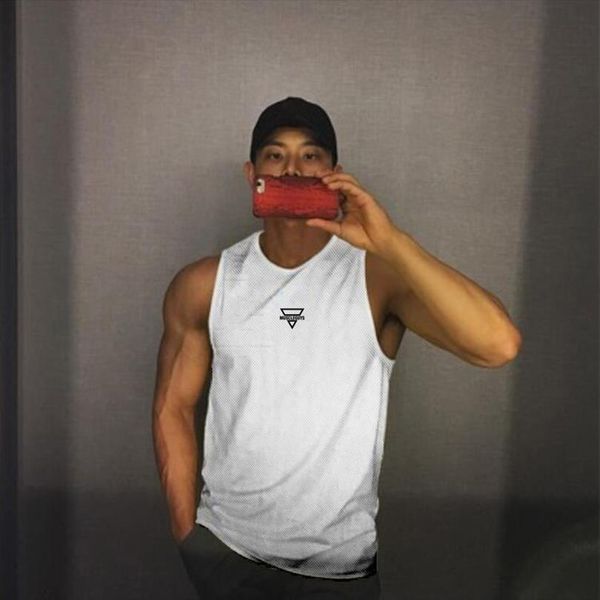 brand summer mens running vest men quick dry gym clothing bodybuilding fitness tank sleeveless shirt workout singlets, White;black
brand summer mens running vest men quick dry gym clothing bodybuilding fitness tank sleeveless shirt workout singlets, White;black