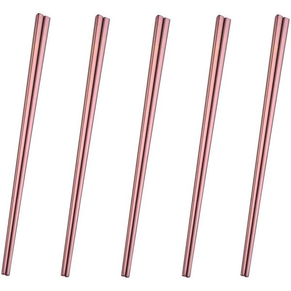 chopsticks learning reusable dishwasher safe metal chopsticks, square lightweight chop sticks 5 pairs
chopsticks learning reusable dishwasher safe metal chopsticks, square lightweight chop sticks 5 pairs