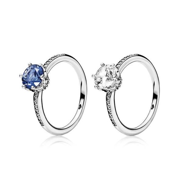 cluster rings 925 sterling silver pan ring blue sparkling crown with crystal for women wedding party gift fashion jewelry, Golden;silver
cluster rings 925 sterling silver pan ring blue sparkling crown with crystal for women wedding party gift fashion jewelry, Golden;silver