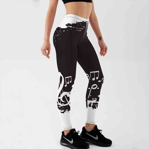 summer style fashion in black womens leggings and white note printed mid waist pants fitness workout
summer style fashion in black womens leggings and white note printed mid waist pants fitness workout