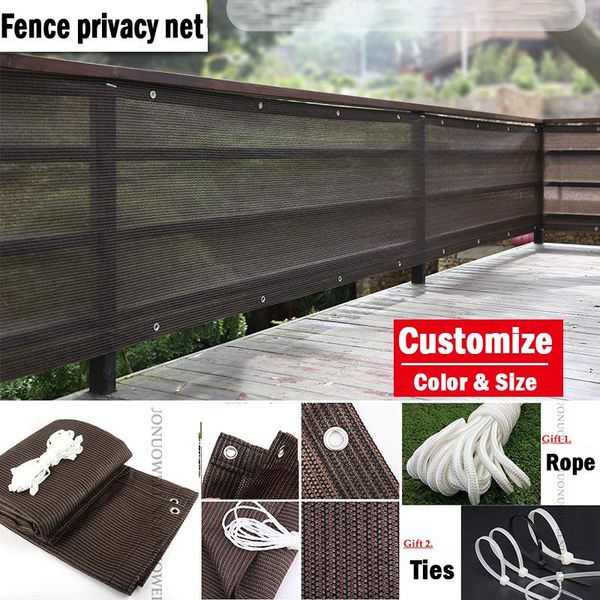 shade width 0.8m/0.9m coffe color garden fence privacy screen thicken balcony net outdoor pergolas shading
shade width 0.8m/0.9m coffe color garden fence privacy screen thicken balcony net outdoor pergolas shading