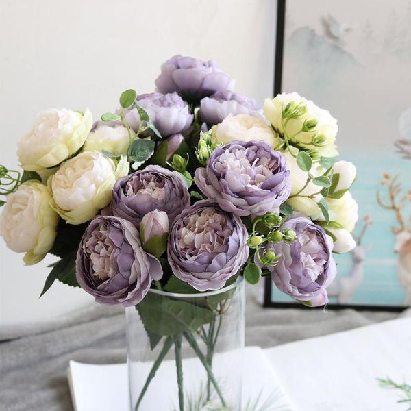artificial flowers for decoration silk rose peony bouquet christmas home wedding fake flower decorative & wreaths
artificial flowers for decoration silk rose peony bouquet christmas home wedding fake flower decorative & wreaths