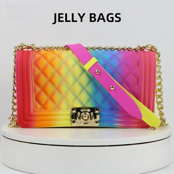 evening bags brand summer candy messenger handbags shoulder crossbody bag ladies wallet colorful rainbow frosted jelly purses for women
evening bags brand summer candy messenger handbags shoulder crossbody bag ladies wallet colorful rainbow frosted jelly purses for women