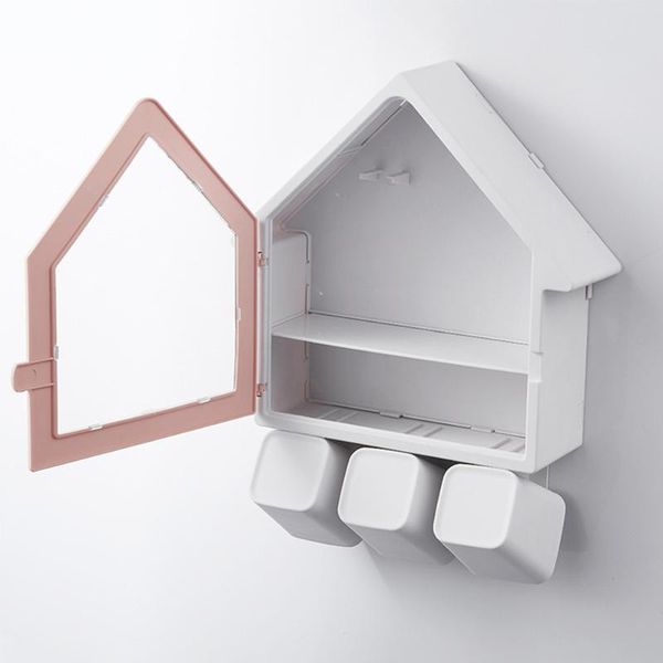 bathroom storage & organization small house toothbrush holder wall mounted rack organizer with 3 cups makeup
bathroom storage & organization small house toothbrush holder wall mounted rack organizer with 3 cups makeup
