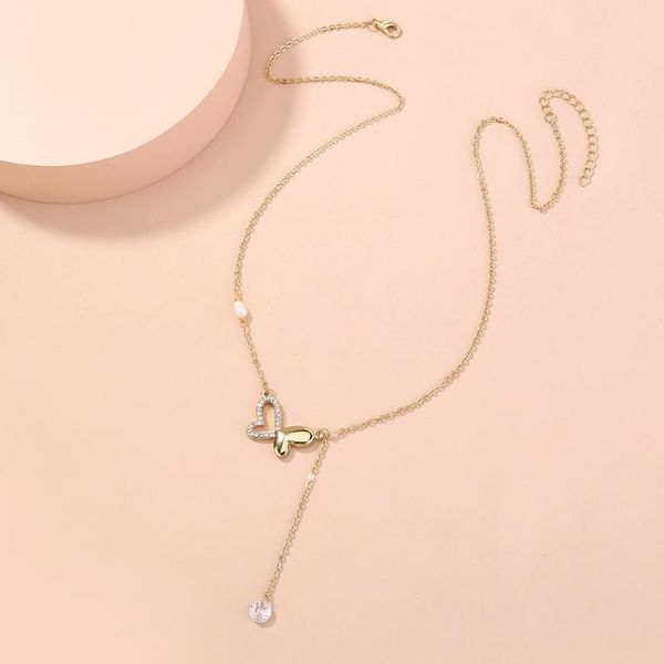 pendant necklaces ins style fashionable necklace for women, micro-inlaid zircon butterfly shape, personality all-match clavicle chain gift, Silver
pendant necklaces ins style fashionable necklace for women, micro-inlaid zircon butterfly shape, personality all-match clavicle chain gift, Silver