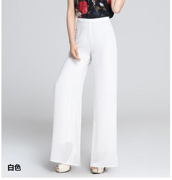 women's pants & capris straight mujer 2021 autumn chiffon women trousers high waist wide leg lady formal pantalon femme white red laven, Black;white
women's pants & capris straight mujer 2021 autumn chiffon women trousers high waist wide leg lady formal pantalon femme white red laven, Black;white