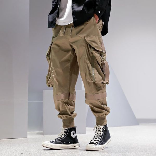 men's pants 2021 spring autumn cargo men hip hop streetwear jogger pant fashion trousers casual joggers sweatpants f160, Black
men's pants 2021 spring autumn cargo men hip hop streetwear jogger pant fashion trousers casual joggers sweatpants f160, Black