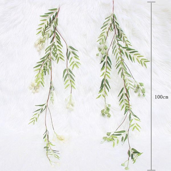 simulation green plant willow wicker leaves cane wedding party decoration rattan for home garden hanging decorative flowers & wreaths
simulation green plant willow wicker leaves cane wedding party decoration rattan for home garden hanging decorative flowers & wreaths