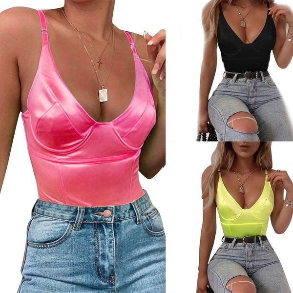 women's swimwear xxfd women v-neck thong bodysuit satin shiny solid color bodycon camis leotard, White;black
women's swimwear xxfd women v-neck thong bodysuit satin shiny solid color bodycon camis leotard, White;black