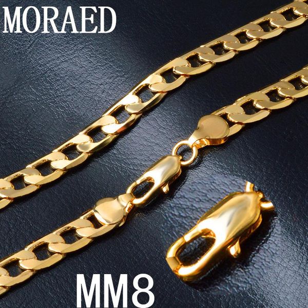 chains classic 8mm 50cm flat sideways men gold necklace 925 sterling silver jewelry full figaro chain necklaces for women man
chains classic 8mm 50cm flat sideways men gold necklace 925 sterling silver jewelry full figaro chain necklaces for women man