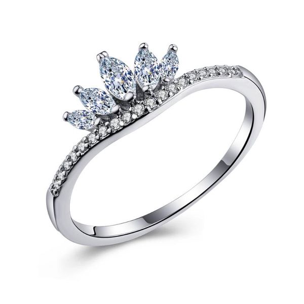 wedding rings seanlov silver color crown for women jewelry special luxury princess cut white cubic zircon engagement ring, Slivery;golden
wedding rings seanlov silver color crown for women jewelry special luxury princess cut white cubic zircon engagement ring, Slivery;golden