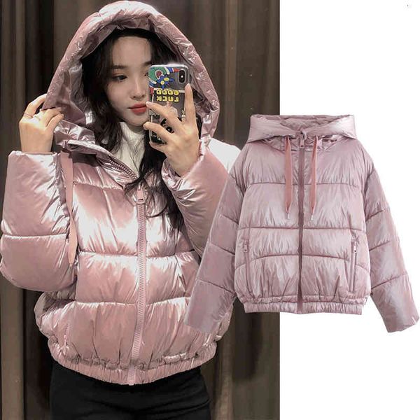women's wool & blends women winter fashion pink glossy coat hooded jacket fleece shaggy warm cropped overcoat zipper outwear g0p8, Black
women's wool & blends women winter fashion pink glossy coat hooded jacket fleece shaggy warm cropped overcoat zipper outwear g0p8, Black