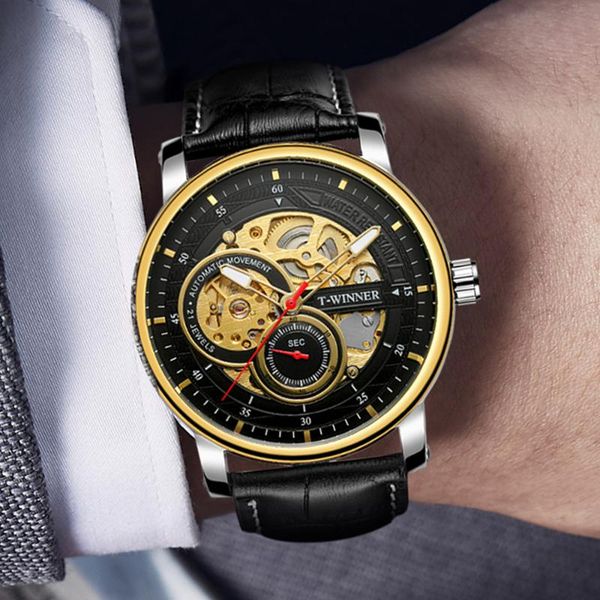 skeleton watch 2021 winner sport mechanical luxury mens watches brand montre homme clock men automatic wristwatches, Slivery;brown
skeleton watch 2021 winner sport mechanical luxury mens watches brand montre homme clock men automatic wristwatches, Slivery;brown