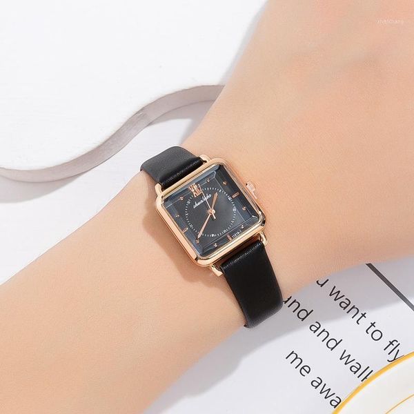 wristwatches fashion small square watches for women casual simple lady elegant brand leather strap wristwatch female quartz watch, Slivery;brown
wristwatches fashion small square watches for women casual simple lady elegant brand leather strap wristwatch female quartz watch, Slivery;brown