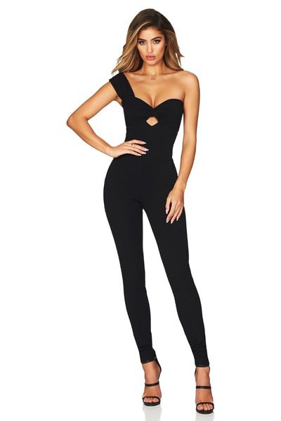 women's jumpsuits & rompers halinfer 2021 autumn women bodycon one-shoulder strapless bandage elegant celebrity party jumpsuit vestidos, Black;white
women's jumpsuits & rompers halinfer 2021 autumn women bodycon one-shoulder strapless bandage elegant celebrity party jumpsuit vestidos, Black;white